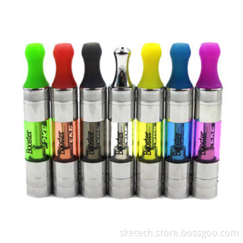 Electronic Cigarette Atomizers Booster with Replaceable 510 Metal Tips